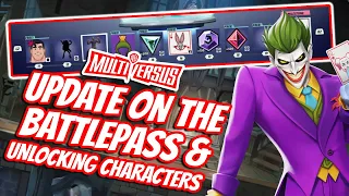 MultiVersus Update On BATTLEPASS & Unlocking NEW CHARACTERS From Devs!!! (NEWS)