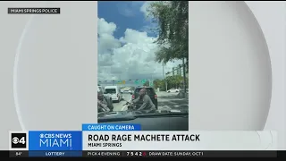 Man arrested in Miami Springs road rage machete attack