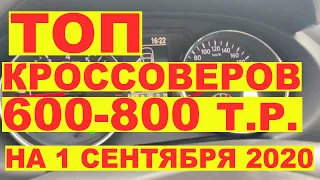 ТОП кроссоверов 600-800 тыс.р.