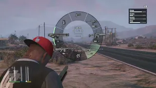 GTA V Franklin was knocked down by the boxcar train