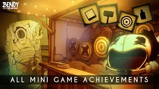 All Bendy Land Carnival Achievements Unlocked! (Bendy & the Ink Machine Chapter 4 Secrets)