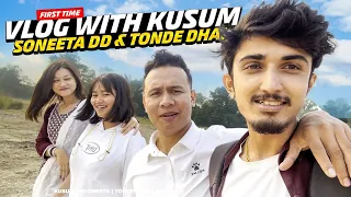 FIRST TIME VLOG WITH KUSUM😍 @Sooneeta& @TondeGamer🥰