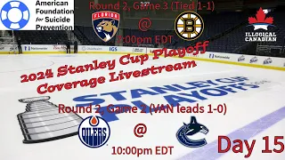 2024 Stanley Cup Playoff Coverage Livestream: Day 15
