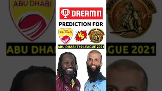 Team Abu Dhabi vs Northern Warriors T10 league Dream11 Prediction | TAD vs NW Dream11 Prediction