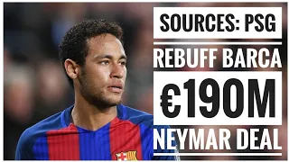 Sources: PSG rebuff Barca €190m Neymar deal | Sport Update
