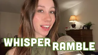 ASMR | Whisper Ramble!! (W/ Some Tapping & Mouth Sounds)