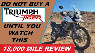 Do Not Buy A Triumph Tiger Until You Watch This | 18,000 Mile Review
