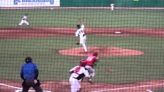 Miguel Alfredo Gonzalez pitches for the Toros de Tijuana