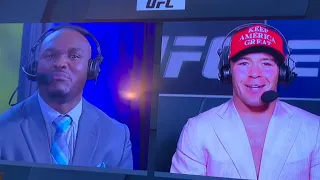 Colby Covington and Kamaru Usman Post Fight Trash Talk