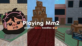 Playing Mm2! (With a twist) | pink.heartz