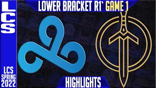 C9 vs GG Highlights Game 1 | Lower Round 1 LCS Playoffs Spring 2022 | Cloud9 vs Golden Guardians G1