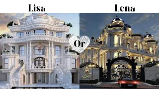 Lisa or Lena Luxury House & Bedroom  | Pick one Challenge.