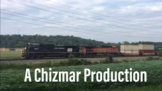 NS intermodal @ 60+ mph