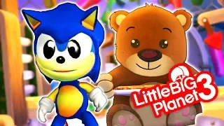 Sonic Plays The Chocolate Bear Platformer - LittleBigPlanet 3 PS4 Gameplay | EpicLBPTime