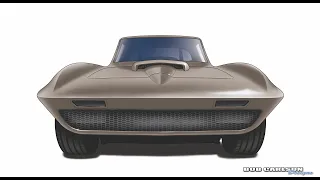 Drawing A Corvette Front View In Photoshop