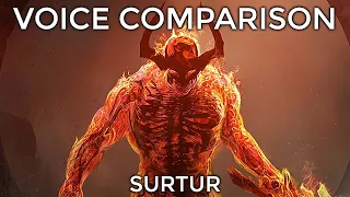 Voice Comparison: Surtur (Thor)