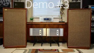 Tannoy GRF 15" Red Speakers, Threshold SA/2 Amplifiers, Musical Fidelity Tri-Vista SACD,  - Demo #3
