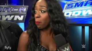WWE Smackdown 05 14 15 Renee Interviews Naomi Tamina