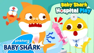 Grandma Shark has a Stomachache! | Baby Shark's Hospital Play | Baby Shark Official