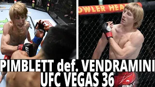 Paddy Pimblett defeats Luigi Vendramini | UFC Vegas 36 Results | UFC Betting Trends