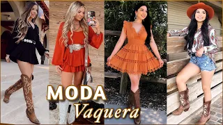 MODA 2024 OUTFITS VAQUEROS TENDENCIAS DE MODA PARA MUJER 2024 Moda Vaquera 2024