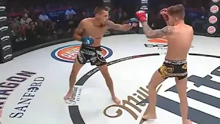 Gallagher getting knock out in bellator