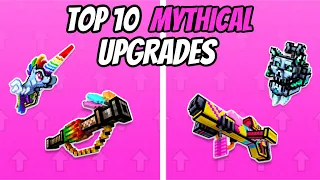 Top 10 Weapons to Upgrade to MYTHICAL | Pixel Gun 3D April 2023