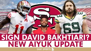 49ers Rumors On SIGNING All-Pro OT David Bakhtiari + Jauan Jennings SIGNED, NEW Brandon Aiyuk Update