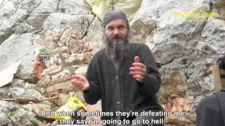 Invisible war. A monk from Mount Athos.