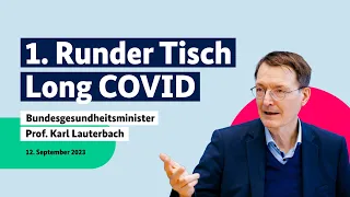 Bundesgesundheitsminister Karl Lauterbach zum 1. Runden Tisch Long COVID
