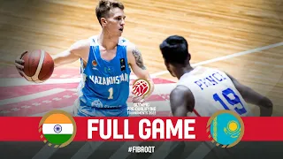 India v Kazakhstan | Full Basketball Game | FIBA Olympic Pre-Qualifying Tournament 2023 Syria