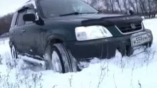 Honda CR-V (RD1) test snow