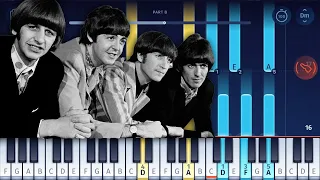 The Beatles - Penny Lane - Easy Piano Tutorial