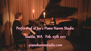 Joe Bongiorno performs Melancholy Morning - New Age solo piano, Kawai RX-7