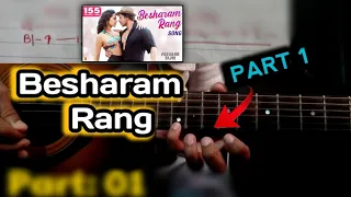 Besharam Rang (PART-01)Tabs with notation /step by step /pathan #guitar #tabs #besharamrang