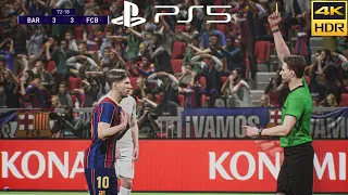 PES 2022 - Bayern Munich vs Barcelona | Gameplay [PS5] 4K HDR 60FPS