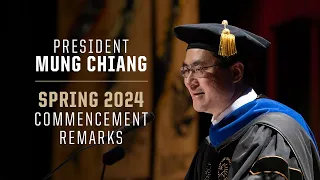 President Chiang to 2024 grads: Consider the hard way — the Boilermaker way