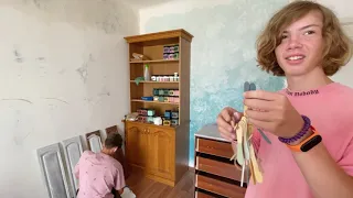 Сын сам перекрасил комод лдсп !! DIY переделка мебели !!