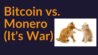Bitcoin vs  Monero (It's War)