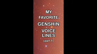 My FAV #GenshinImpact voice lines!! Part 1 😊 #genshinvoicelines #Itto #YaeMiko #Diona #Gorou