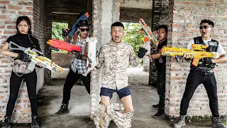 LTT Nerf War : SEAL X Warriors Use Nerf Guns Fight Female Assassin Squad Dr Ken Crazy