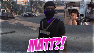 Nunu Finds Out Matt JOINED Vendetta And PERFORMS Her UNRELEASED Song! | Mandem NoPixel GTA RP