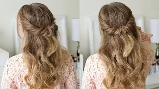 Looped Half Updo | Missy Sue