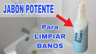 ✅ PREPARA Tu JABON POTENTE PARA LIMPIAR LOS BAÑOS| CON INGREDIENTES QUE TIENES EN CASA - VINAGRE