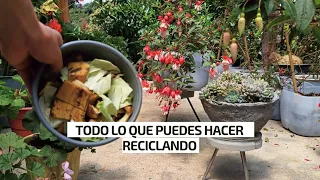 10 IDEAS PARA DECORAR TU JARDÍN CON RECICLAJE MUY FACÍL | Jardín Diaz