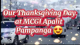 Our Thanksgiving Day🙏 at MCGI Apalit Pampanga😍 #mcgicares #thanksgiving