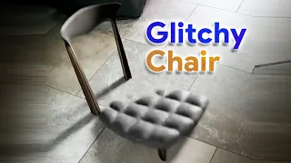 It's a glitchy chair