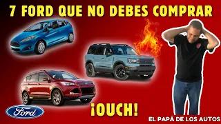 7 FORD que no debes comprar.