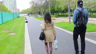 WALKING NEXT TO PEOPLE PRANK