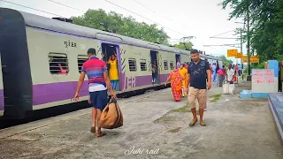 UP & DOWN EMU Local Train Arrive & Departure from Balagarh platform